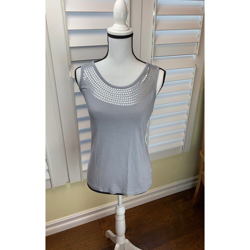 Michael Kors Tank Top With Sequins - Size M (A127)